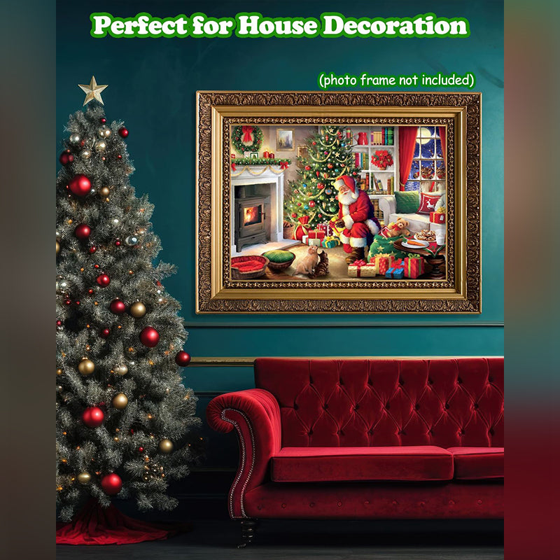 Calendrier de l'Avent de puzzles de Noël 1000 pièces - Cadeau de Noël