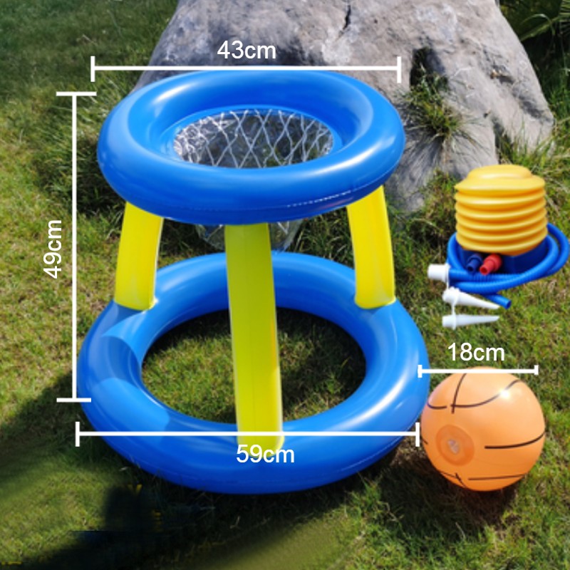 Centre de jeux aquatiques gonflable | Kit pour piscine avec accessoires