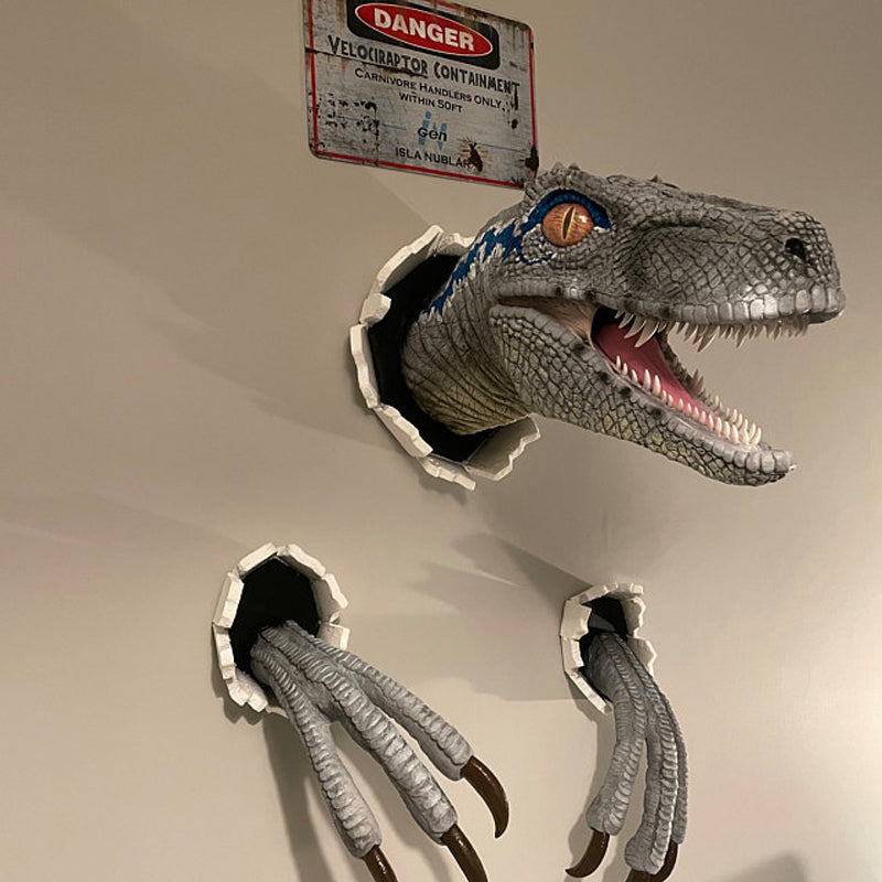 DinoBurst | Décoration murale effet vélociraptor