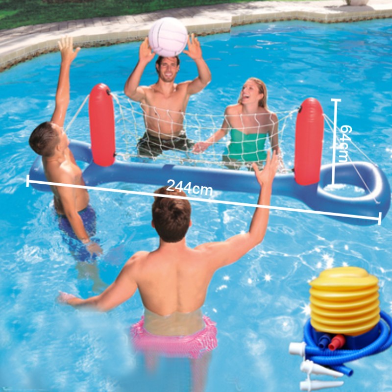 Centre de jeux aquatiques gonflable | Kit pour piscine avec accessoires