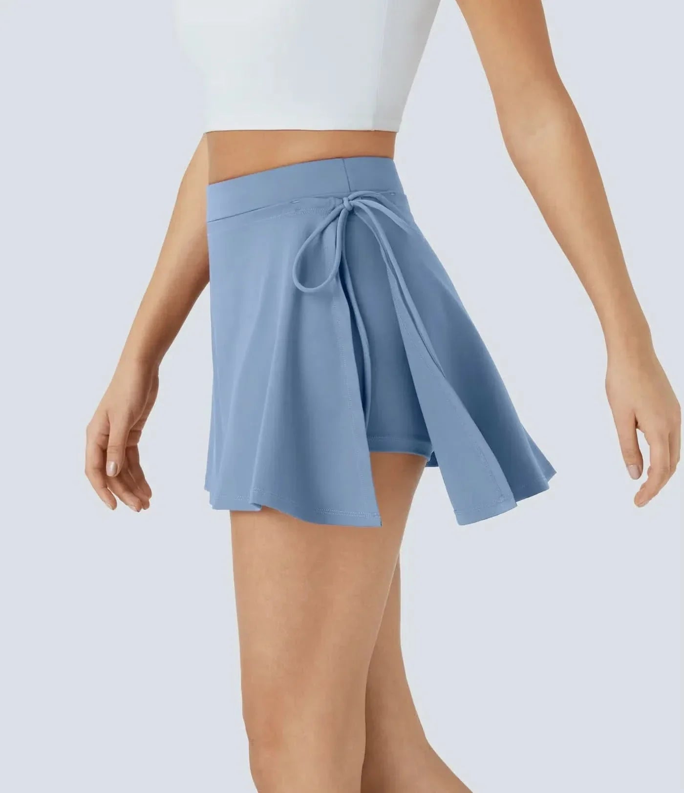 Minijupe 2-en-1 rafraîchissante pour femmes avec poches