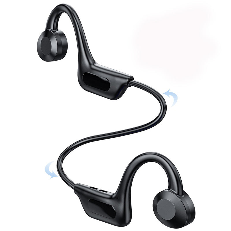 Écouteurs à conduction osseuse Bluetooth – jusqu'à 8 h, lecteur MP3 carte 16 Go, USB-C