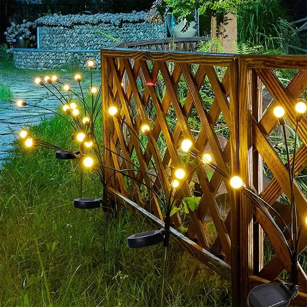 Lampes Solaires de Jardin – Éclairage Starburst Oscillant