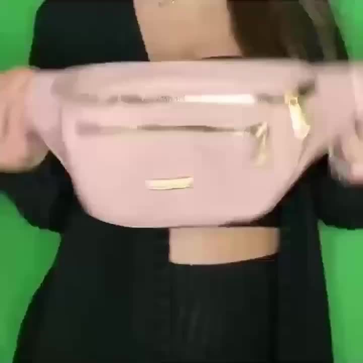 Sac banane léger pour femmes avec plusieurs poches zippées et une sangle réglable