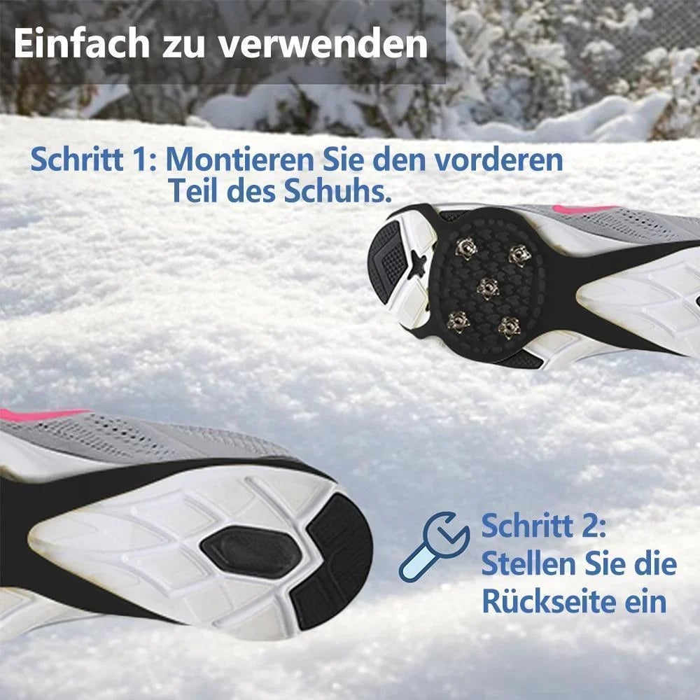 Crampons antidérapants pour marcher en sécurité sur la glace