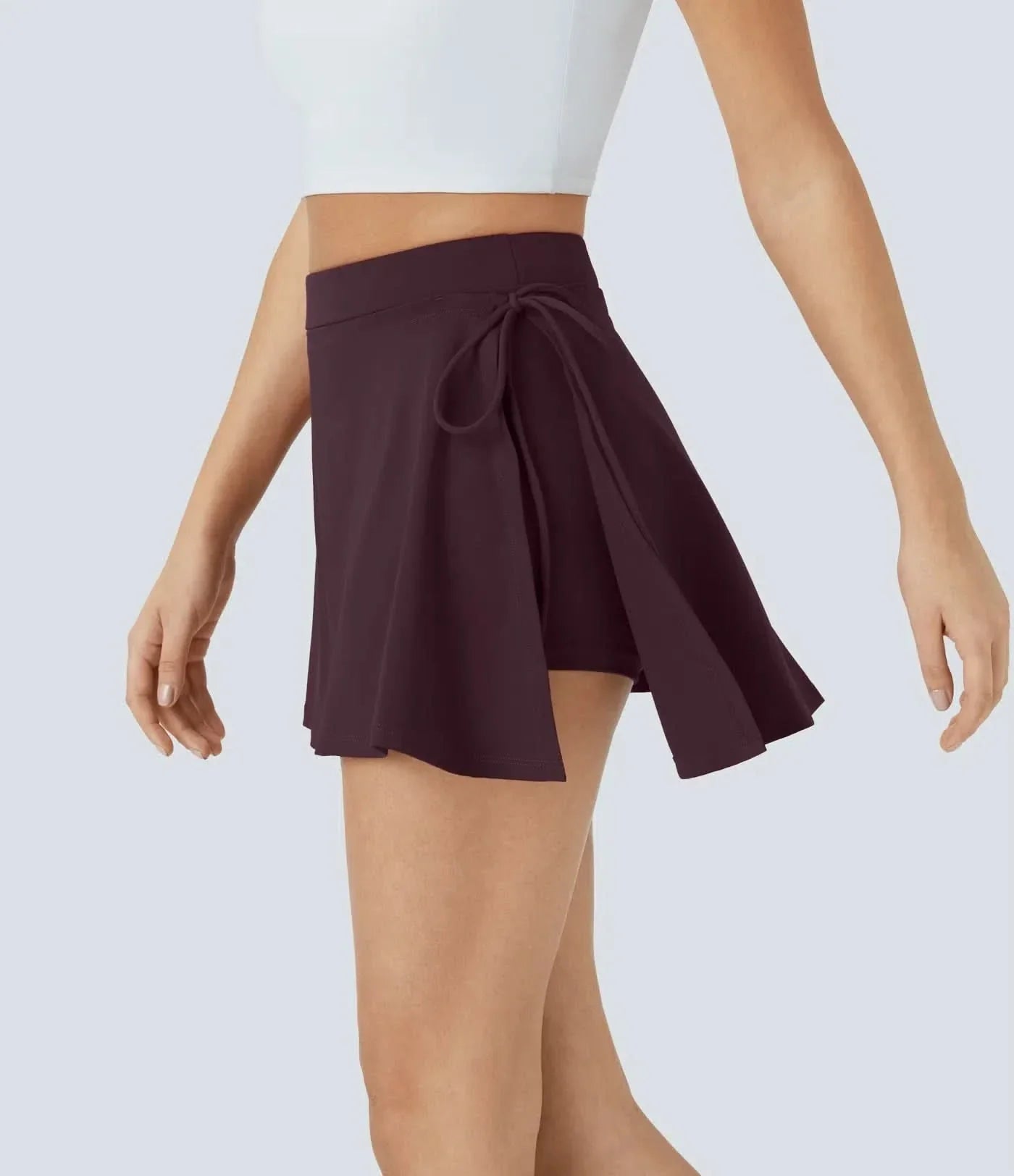 Minijupe 2-en-1 rafraîchissante pour femmes avec poches