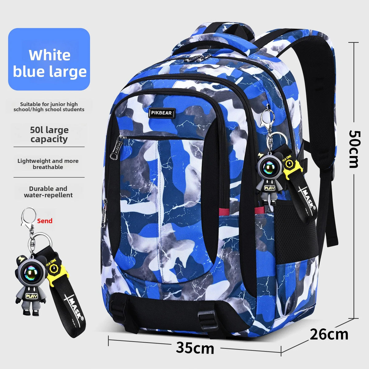 Sac à Dos Scolaire Ergonomique — Compartiment Ordinateur Rembourré