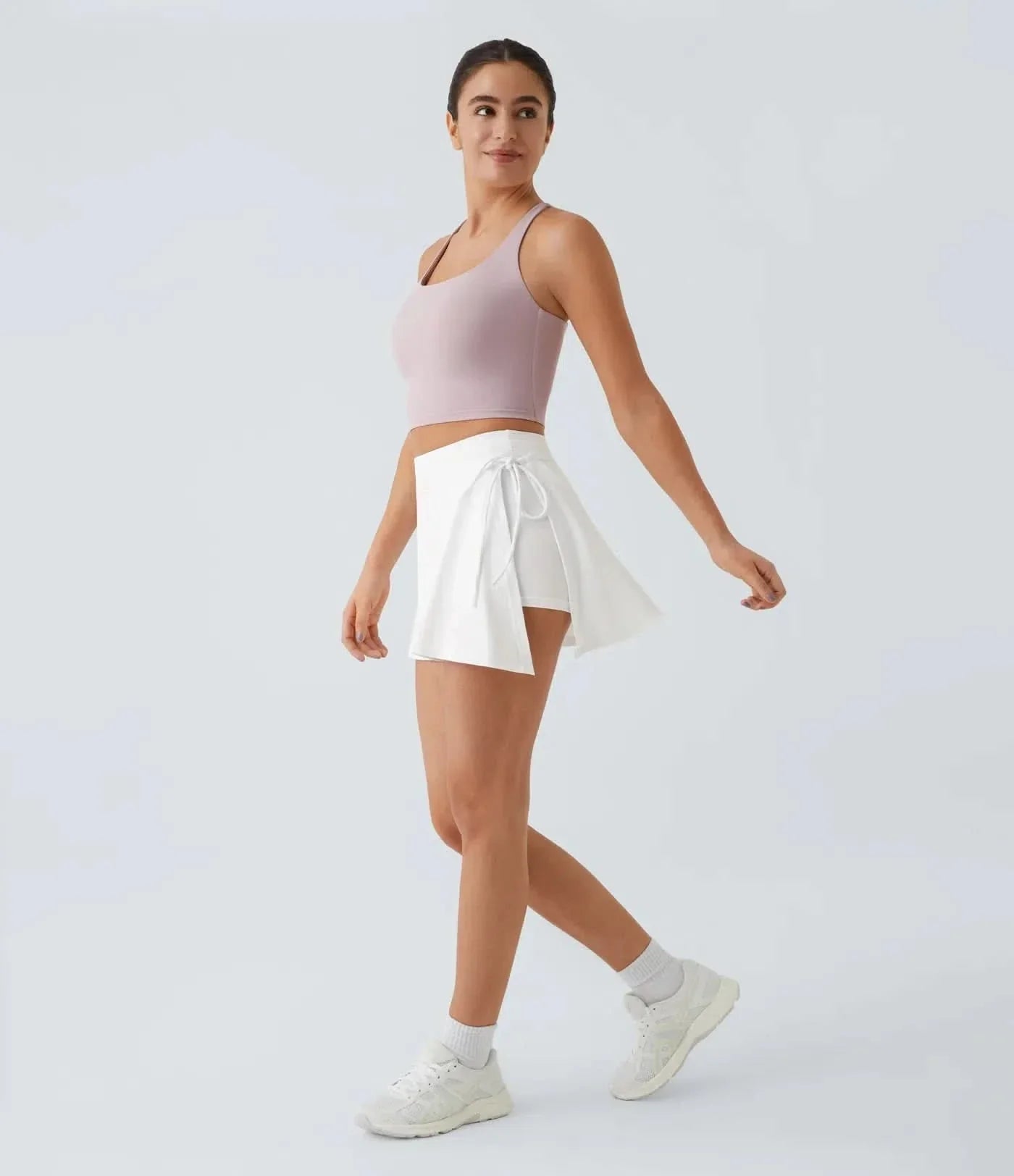 Minijupe 2-en-1 rafraîchissante pour femmes avec poches