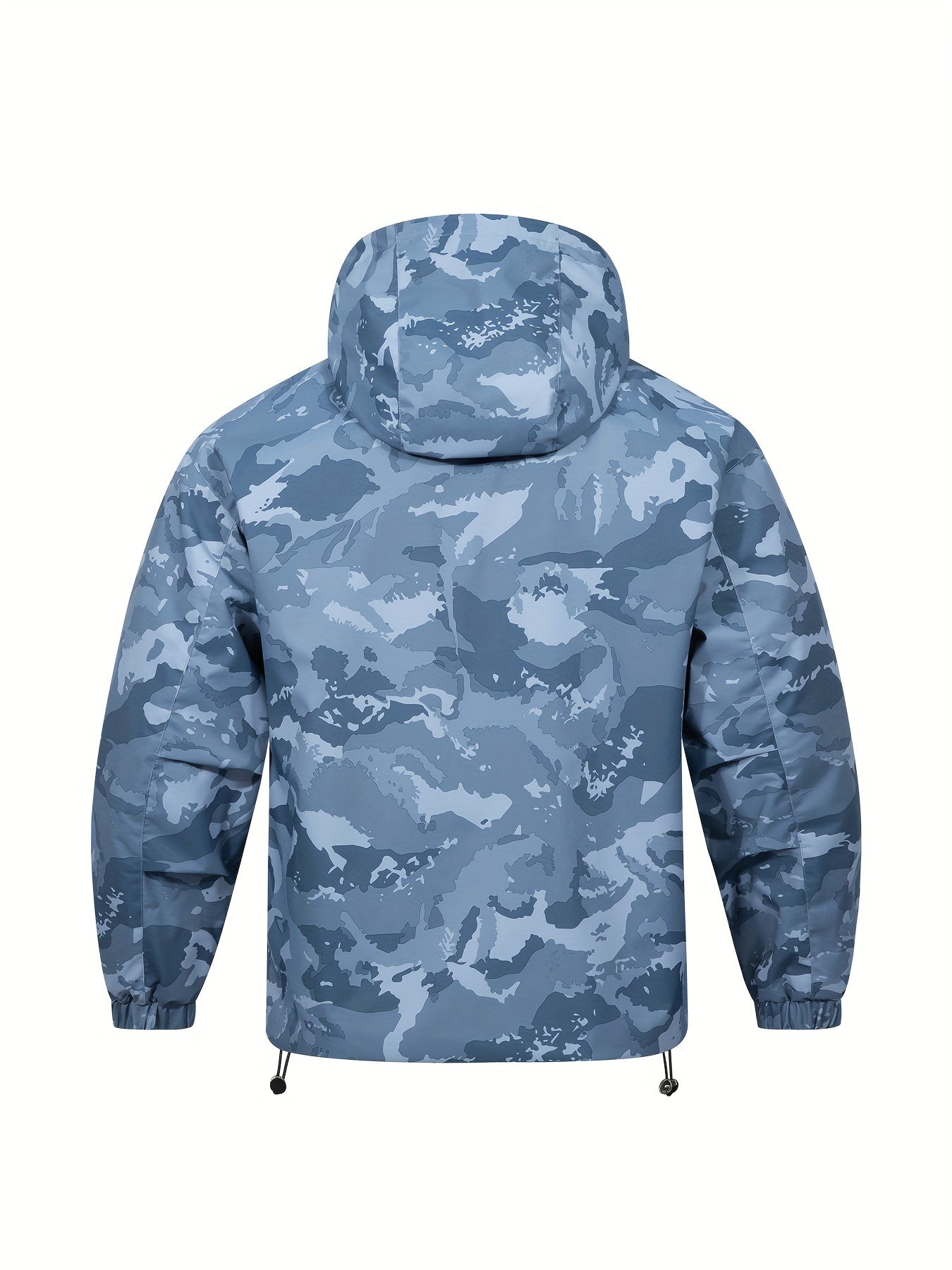 Veste pour homme avec motif camouflage et capuche – décontractée et confortable