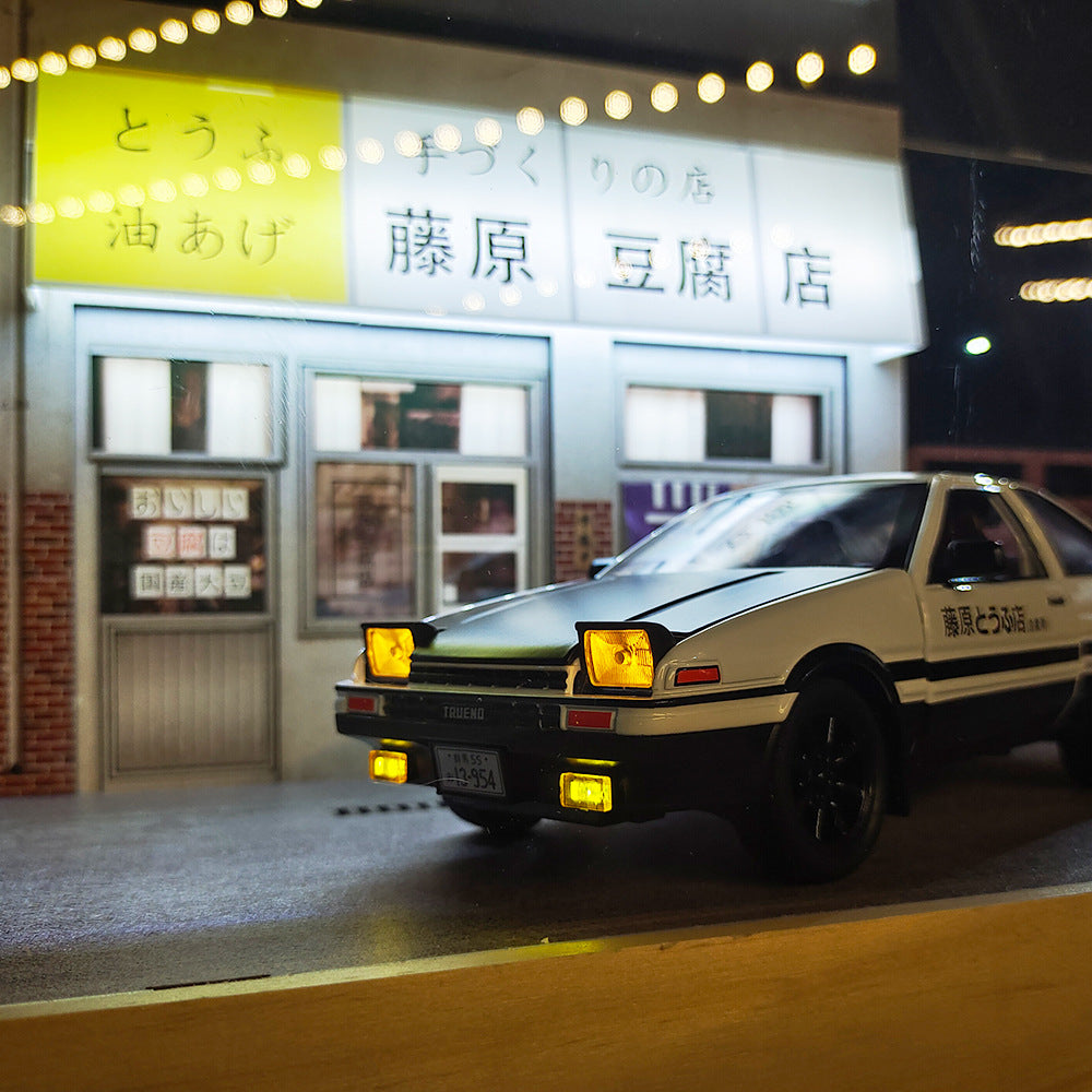 Voiture Jouet en Métal 1/28 Initial D AE86