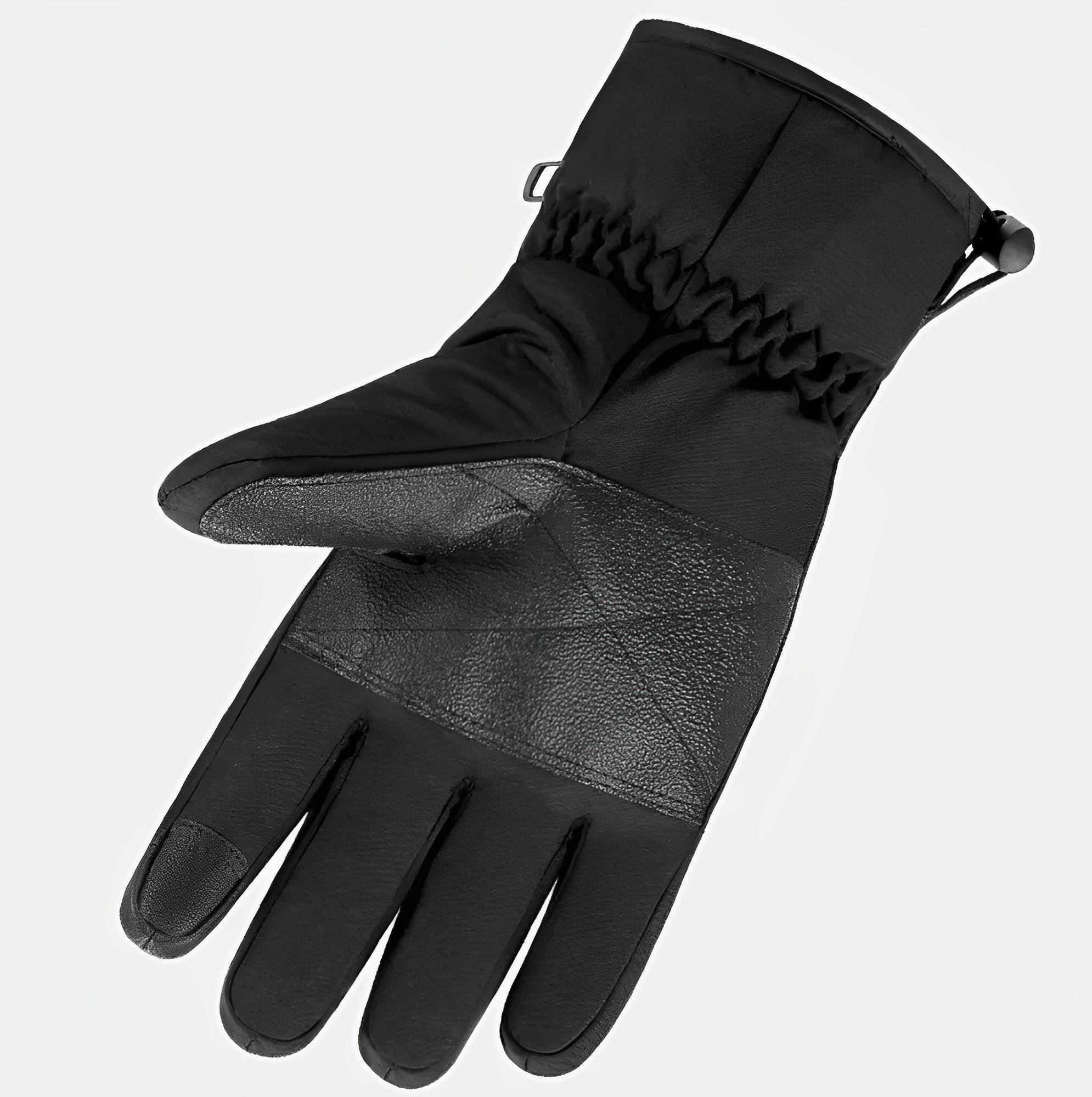Gants chauffants de ski unisexes imperméables avec batterie USB, 3 niveaux de chaleur et paume antidérapante