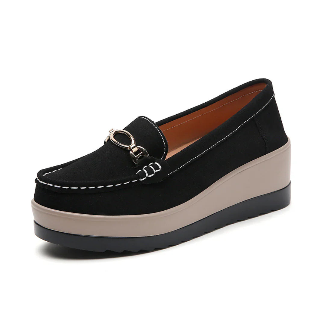 Mocassins Orthopédique Compensés | Pieds Détendus, Marche Souple