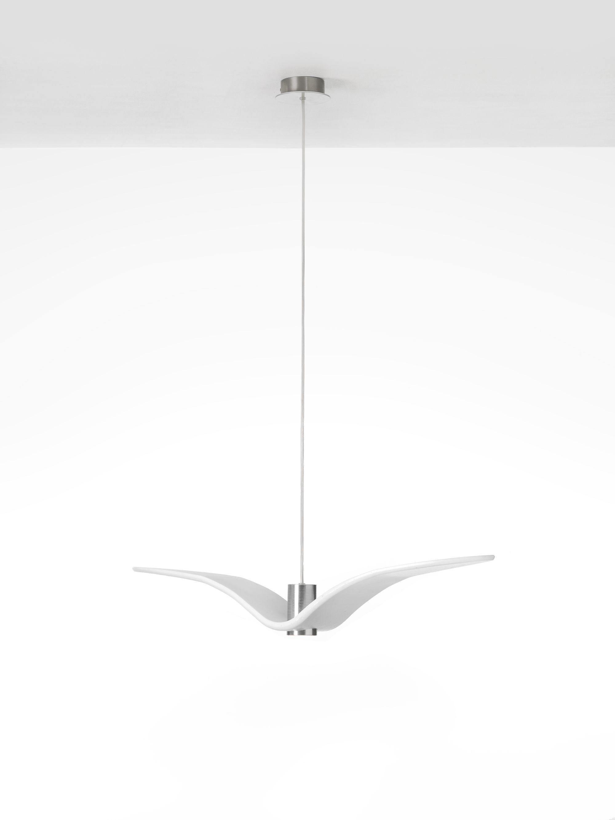 Lampe à suspension LED Vogeldesign en résine d'aluminium blanc noir 3000K 4000K 6000K lampe à suspension murale minimaliste et organique | Sansotis