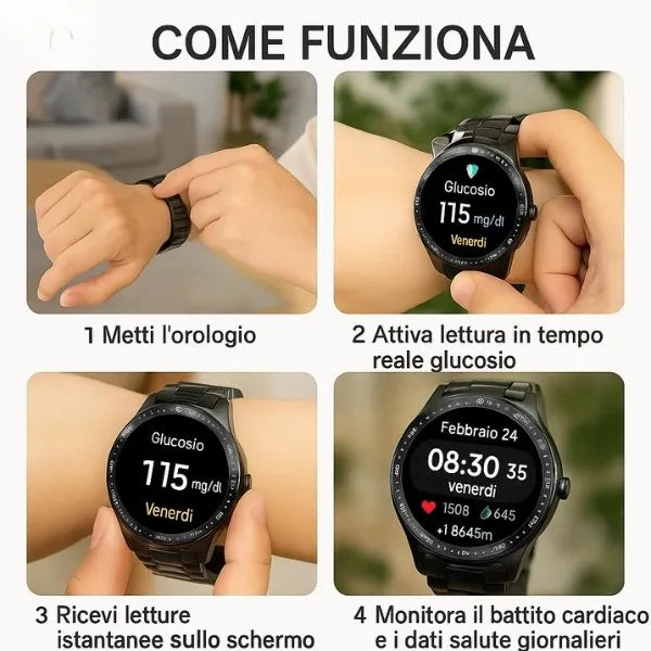 Montre connectée | Étanche IP67 pour le suivi santé et fitness
