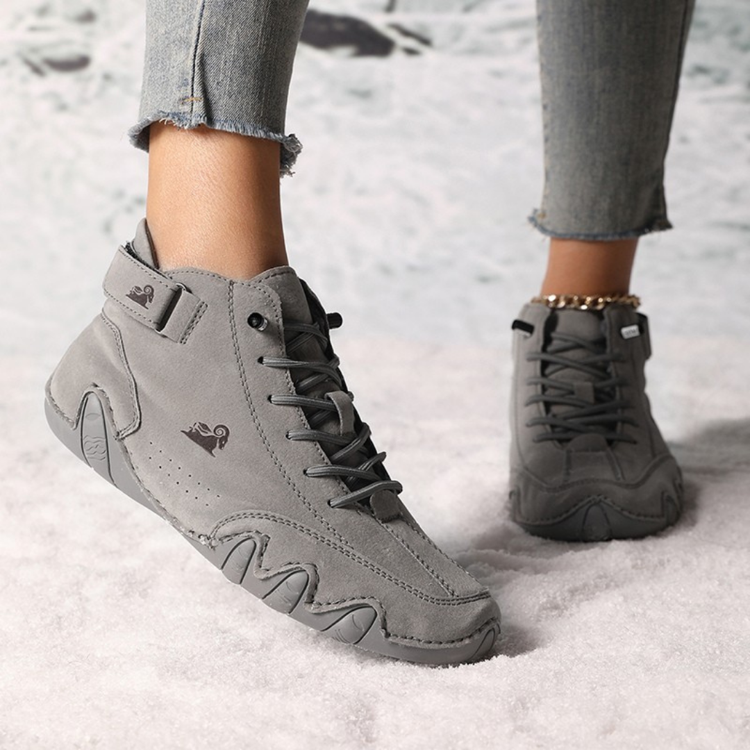 Alpaca™ ergonomique en cuir, imperméable & anti-douleur + Semelles Offertes