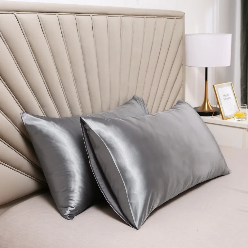 Taie d'oreiller 100 % soie de mûrier – Luxe et confort exceptionnels.