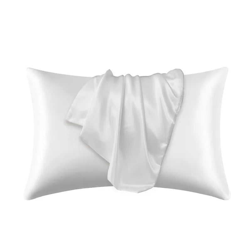 Taie d'oreiller 100% soie de mûrier, 22 Momme - hypoallergénique, soin pour la peau et les cheveux, zip caché