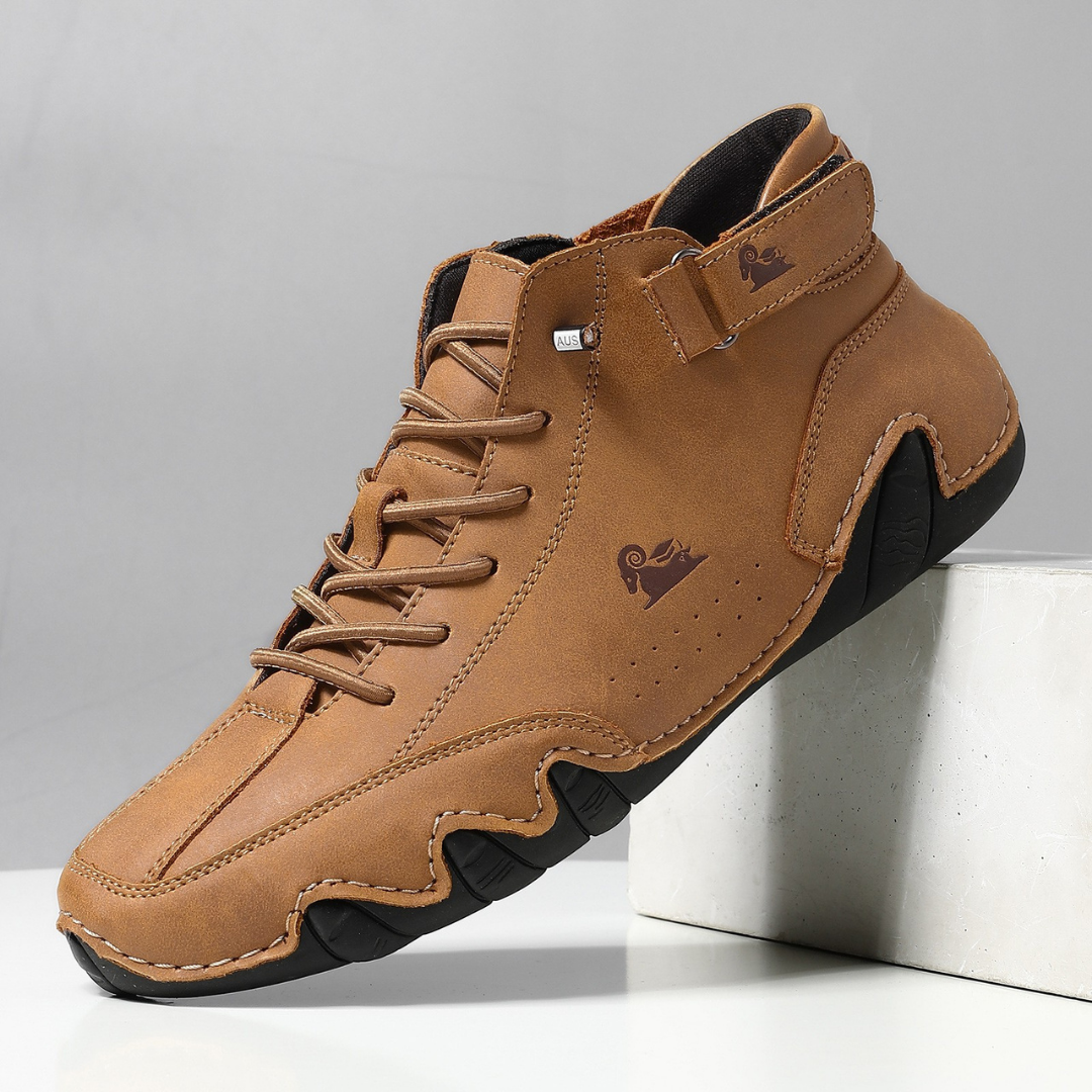 Alpaca™ ergonomique en cuir, imperméable & anti-douleur + Semelles Offertes