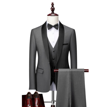 Costume 3 Pièces pour Homme | Slim Fit, Formel & Habillé