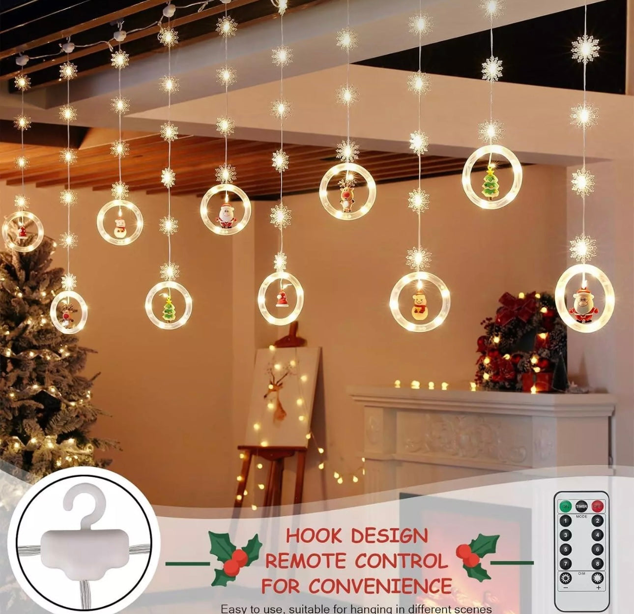 Guirlande lumineuse LED de Noël