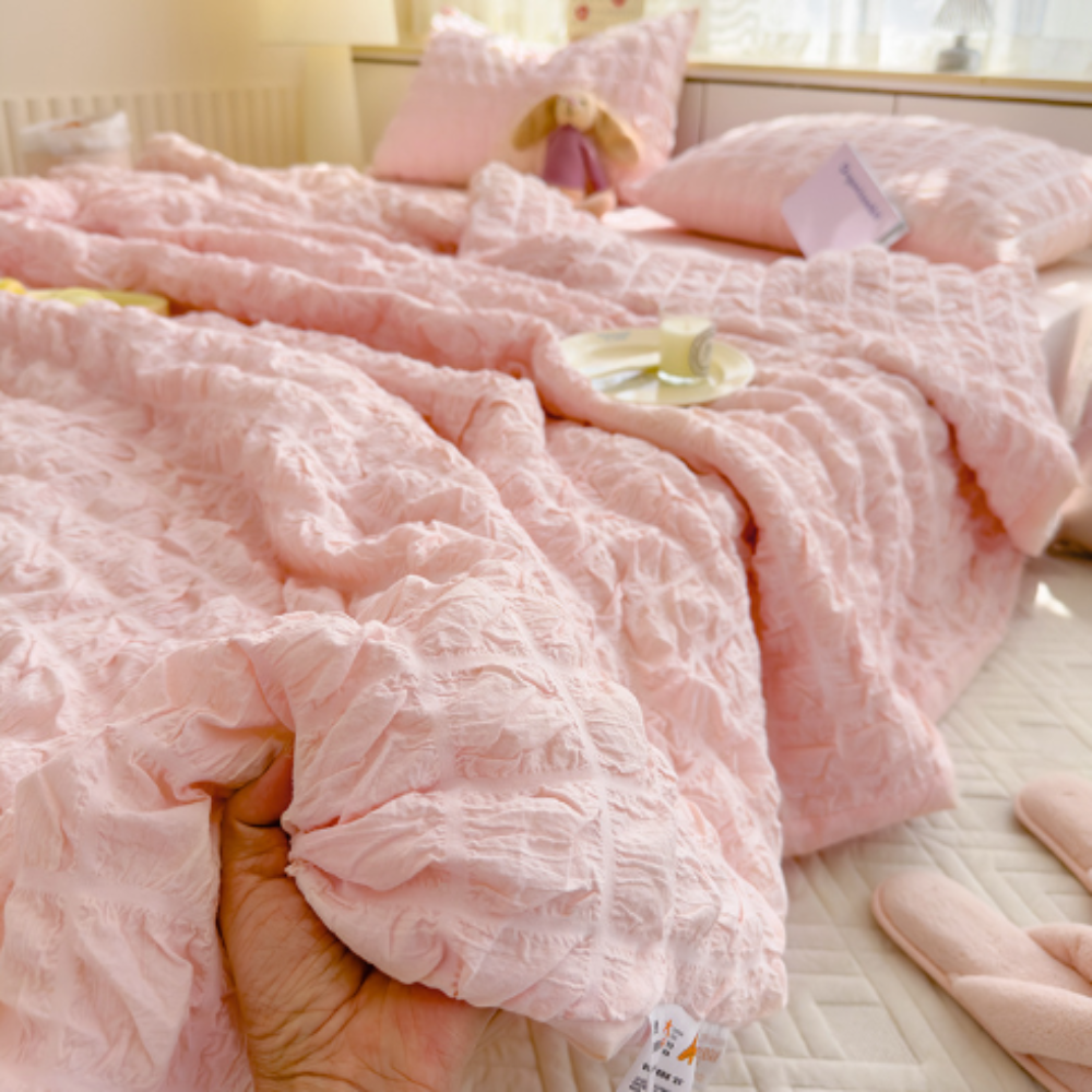 Parure de lit d'été légère – linge de lit respirant et doux pour des nuits agréables