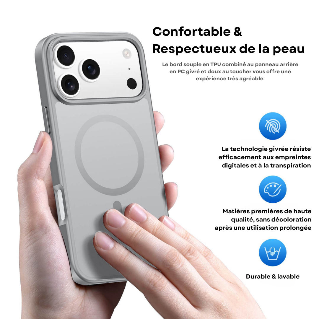 Coque Premium iPhone 17 MagSafe – Protection Fine & Robuste