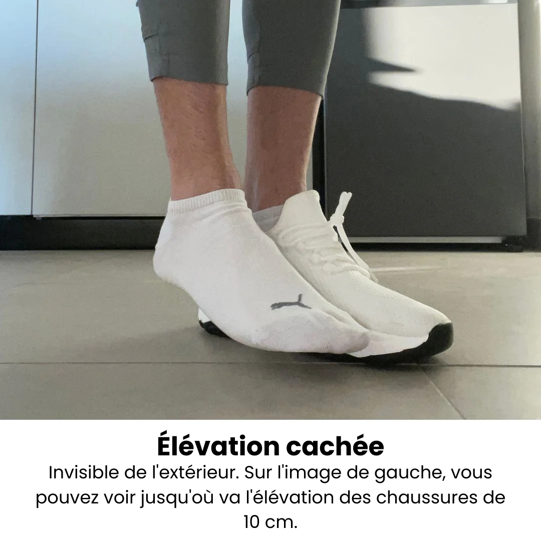 SkyBoosts – Sneakers Rehaussantes Invisibles +10CM | Confort, Style & Confiance au Quotidien