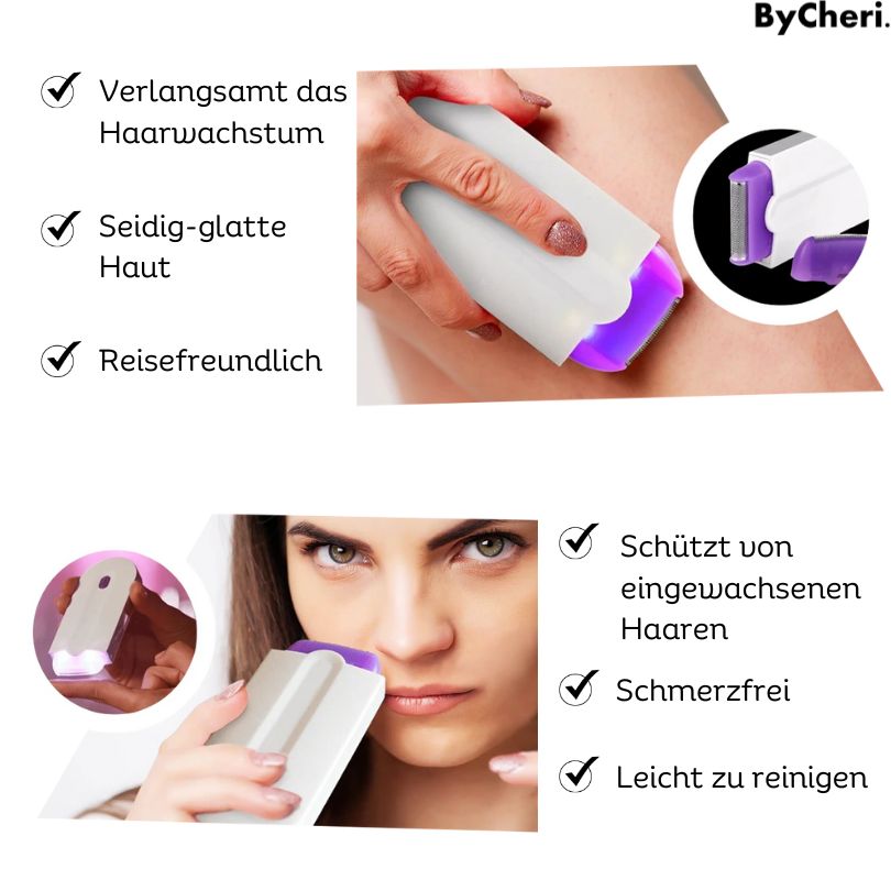 Épilateur lumineux rechargeable — épilation sans douleur