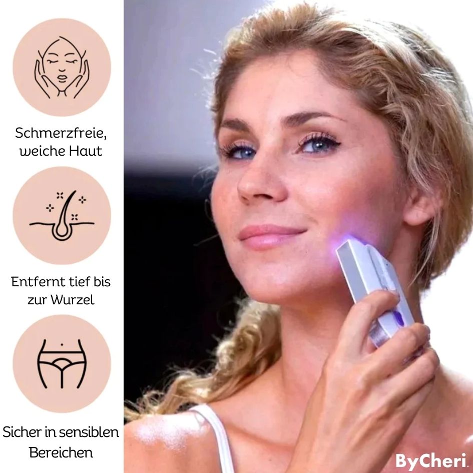 Épilateur lumineux rechargeable — épilation sans douleur