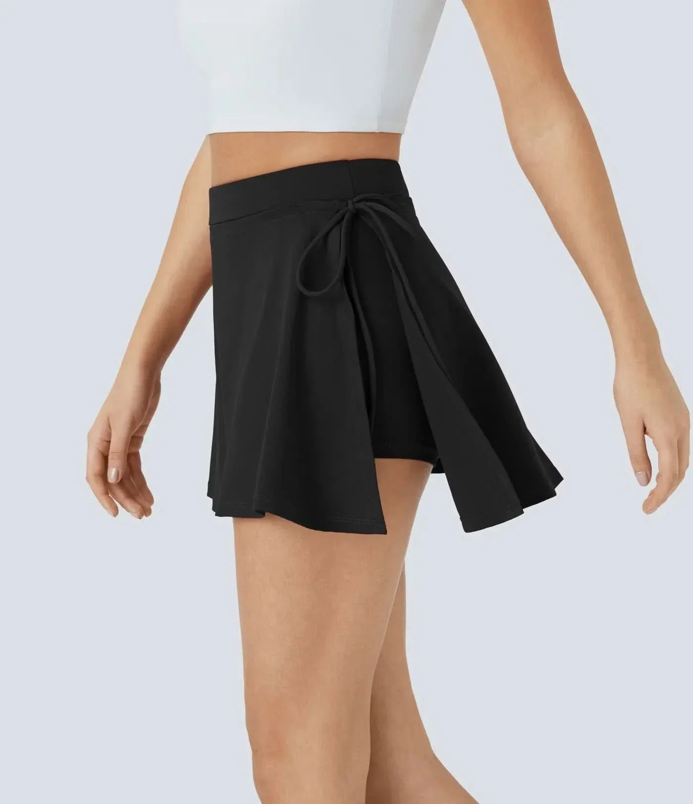 Minijupe 2-en-1 rafraîchissante pour femmes avec poches