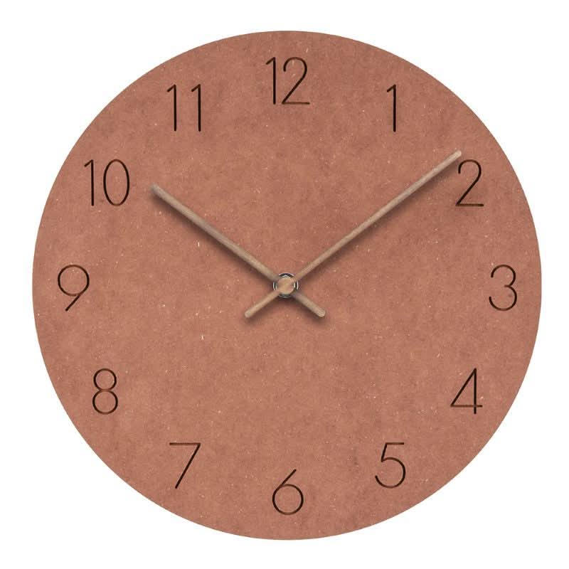 Élégance tranquille | Horloge murale NordicStyle – horloge murale intemporelle au design scandinave