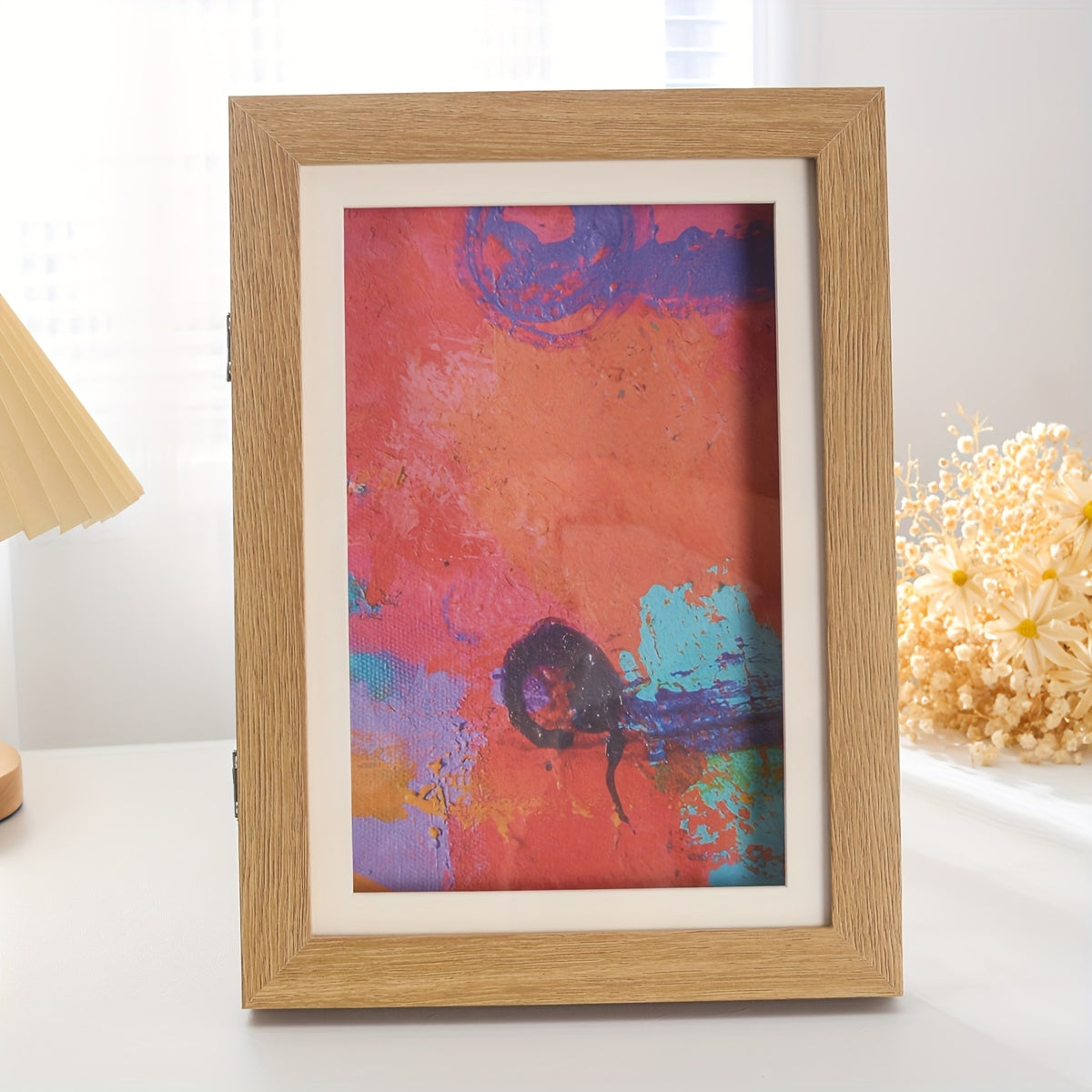 KidArtFrame – Cadre photo pour enfants de dessin animé avec cadre en bois