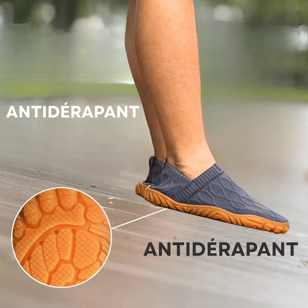 Mocassins Orthopédiques FlexaWalk™ – Confort, Respirabilité & Marche Naturelle Sans Douleur