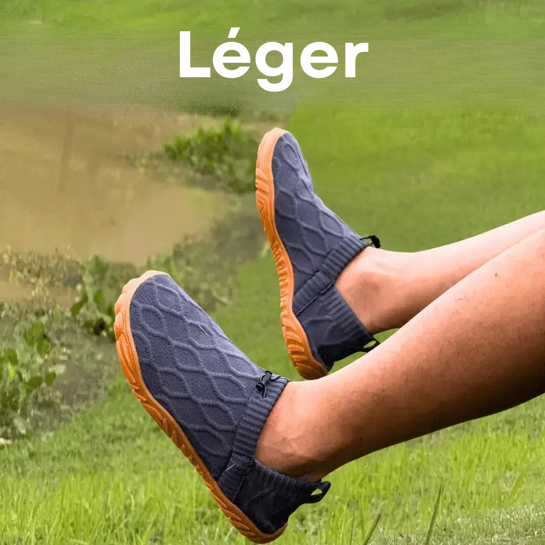 Mocassins Orthopédiques FlexaWalk™ – Confort, Respirabilité & Marche Naturelle Sans Douleur