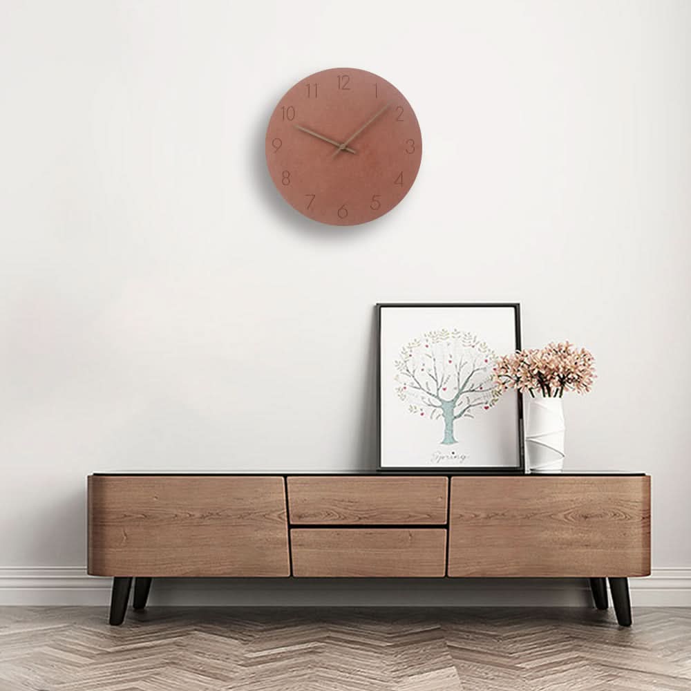 Élégance tranquille | Horloge murale NordicStyle – horloge murale intemporelle au design scandinave