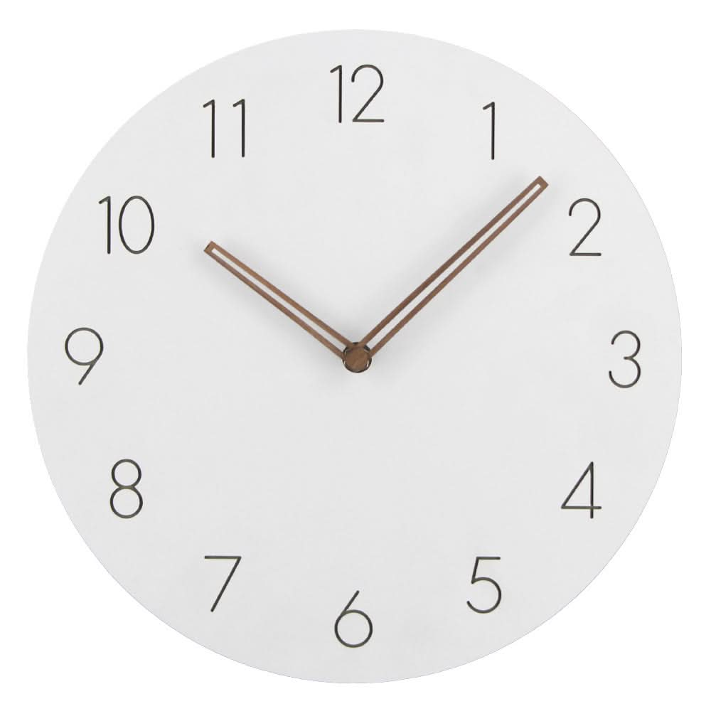 Élégance tranquille | Horloge murale NordicStyle – horloge murale intemporelle au design scandinave