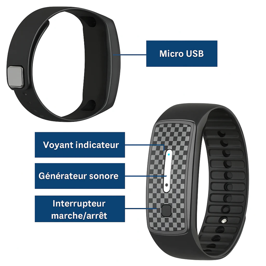 Bracelet Anti-Moustique EcoMosquito