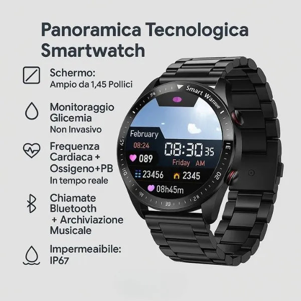 Montre connectée | Étanche IP67 pour le suivi santé et fitness