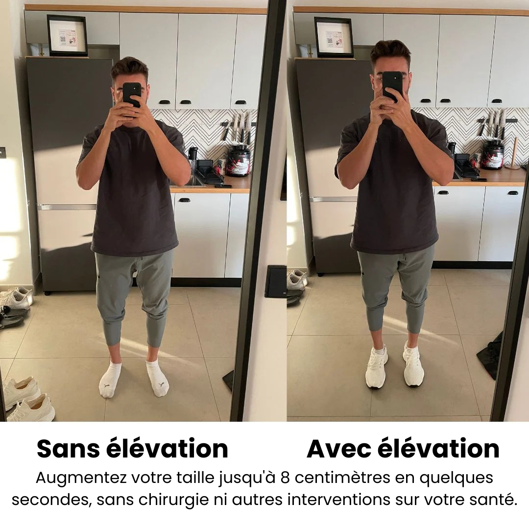 SadoperFly – Sneakers Rehaussantes Invisibles +8CM | Confort, Style & Confiance au Quotidien