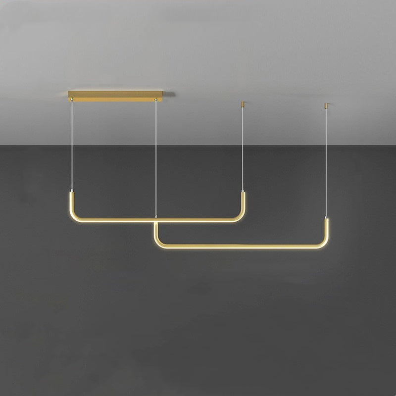 Suspension LED moderne Elara en métal et silicone