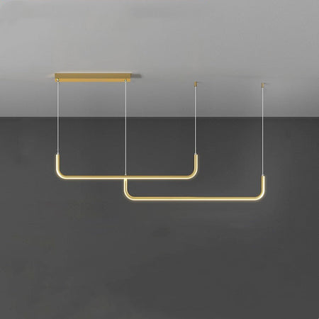 Suspension LED moderne Elara en métal et silicone