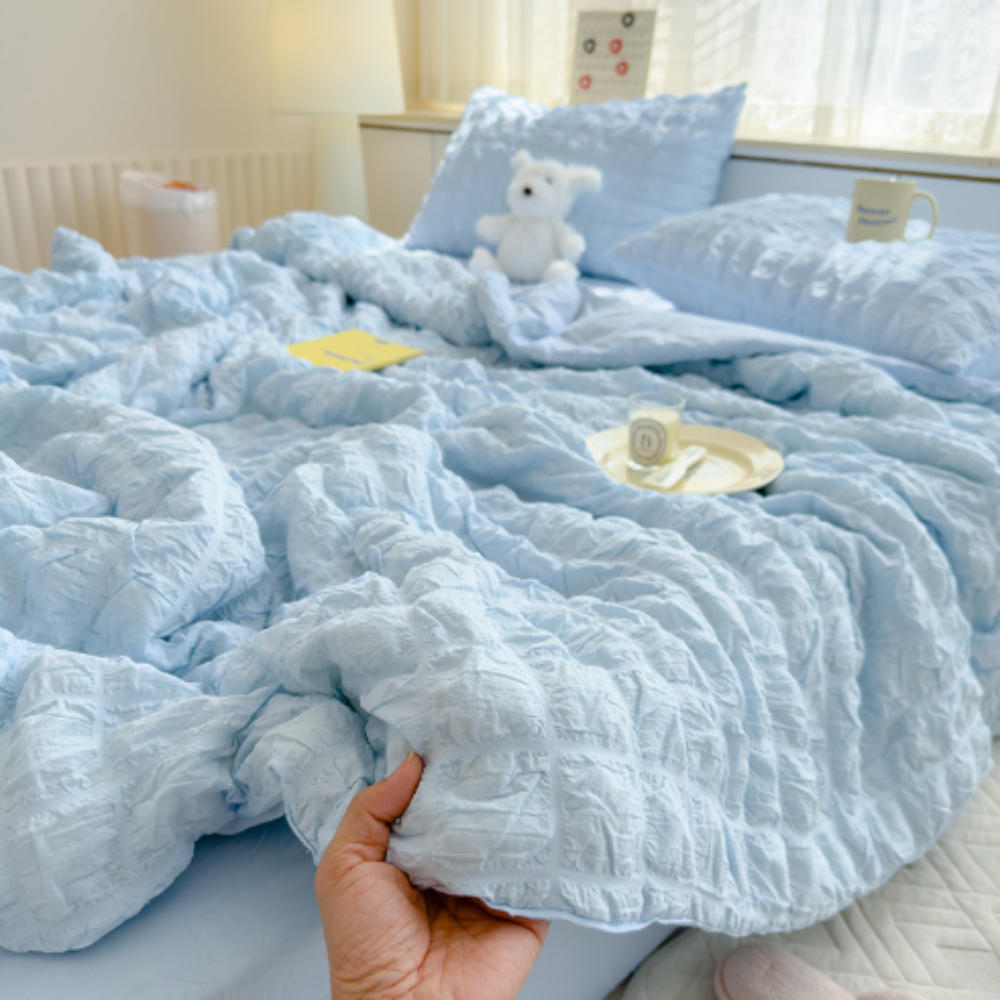 Parure de lit d'été légère – linge de lit respirant et doux pour des nuits agréables