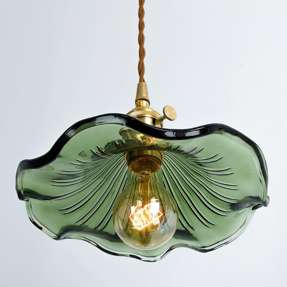 Lampe à suspension en verre Bloem LED Design Pendellamp Wit Woonkamer Slaapkamer Eetkamer Sfeerverlichting | Sansotis