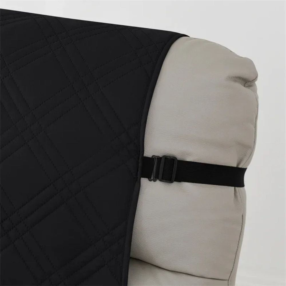 Housse de fauteuil inclinable matelassée imperméable en polyester, lavable en machine, résistante aux griffes et à la fourrure