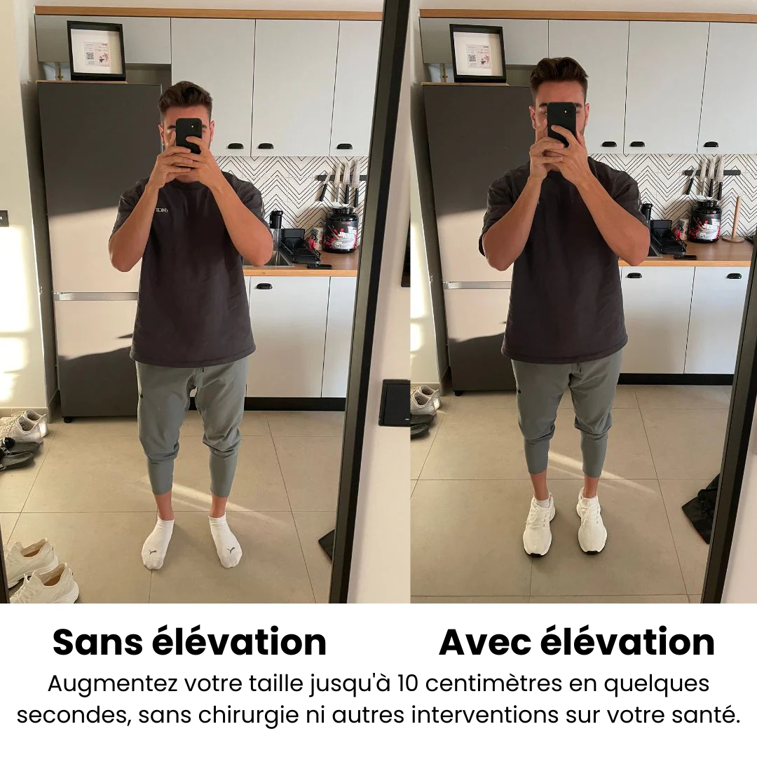 SkyBoosts – Sneakers Rehaussantes Invisibles +10CM | Confort, Style & Confiance au Quotidien