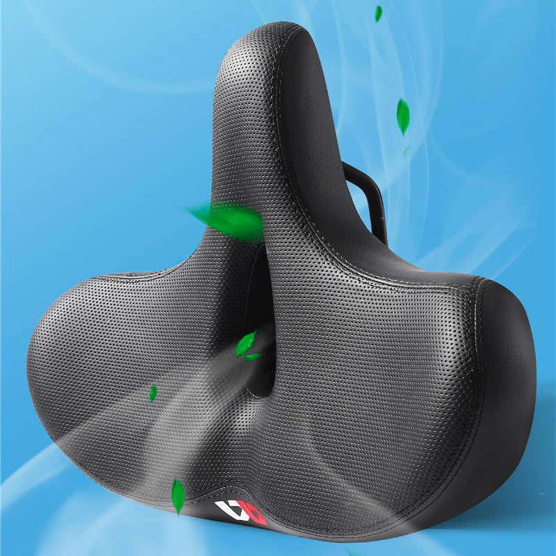 Selle de vélo extra-large, confortable, avec design ergonomique et rembourrage doux