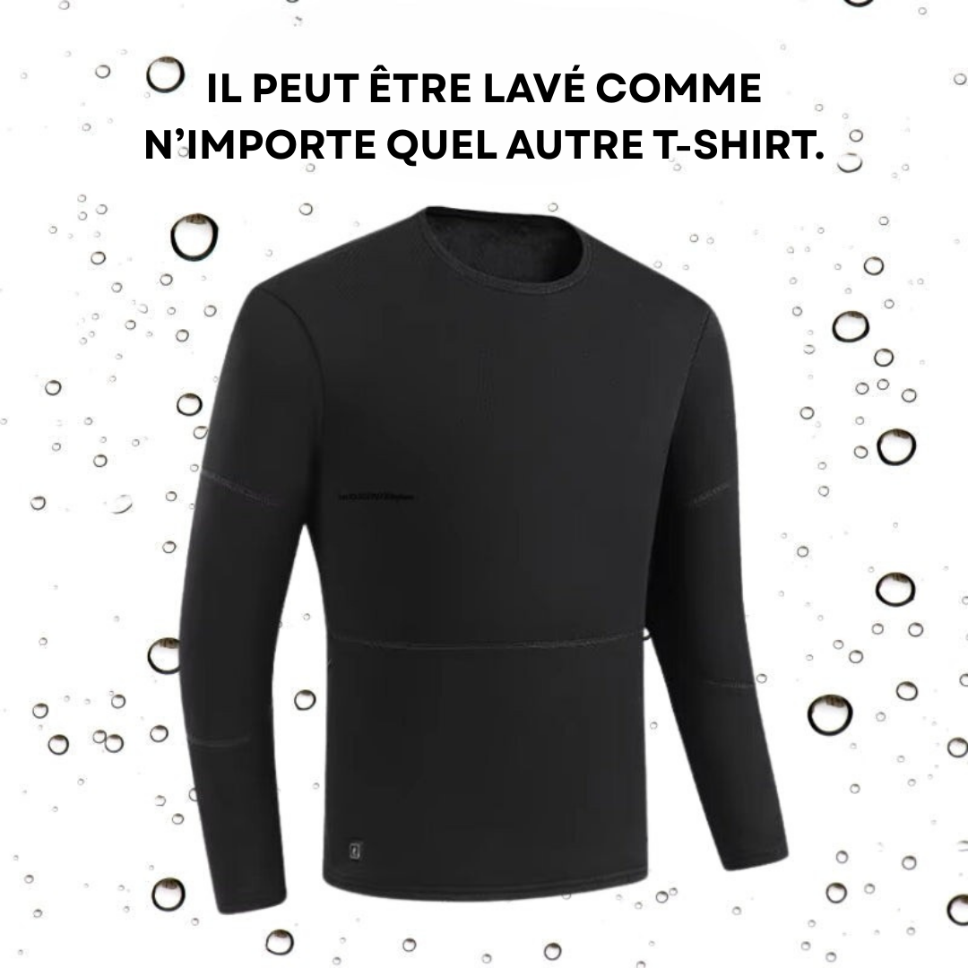 Sous-Vêtement Chauffant Haut 16 Zones™ – Confort & Chaleur Optimale en Hiver