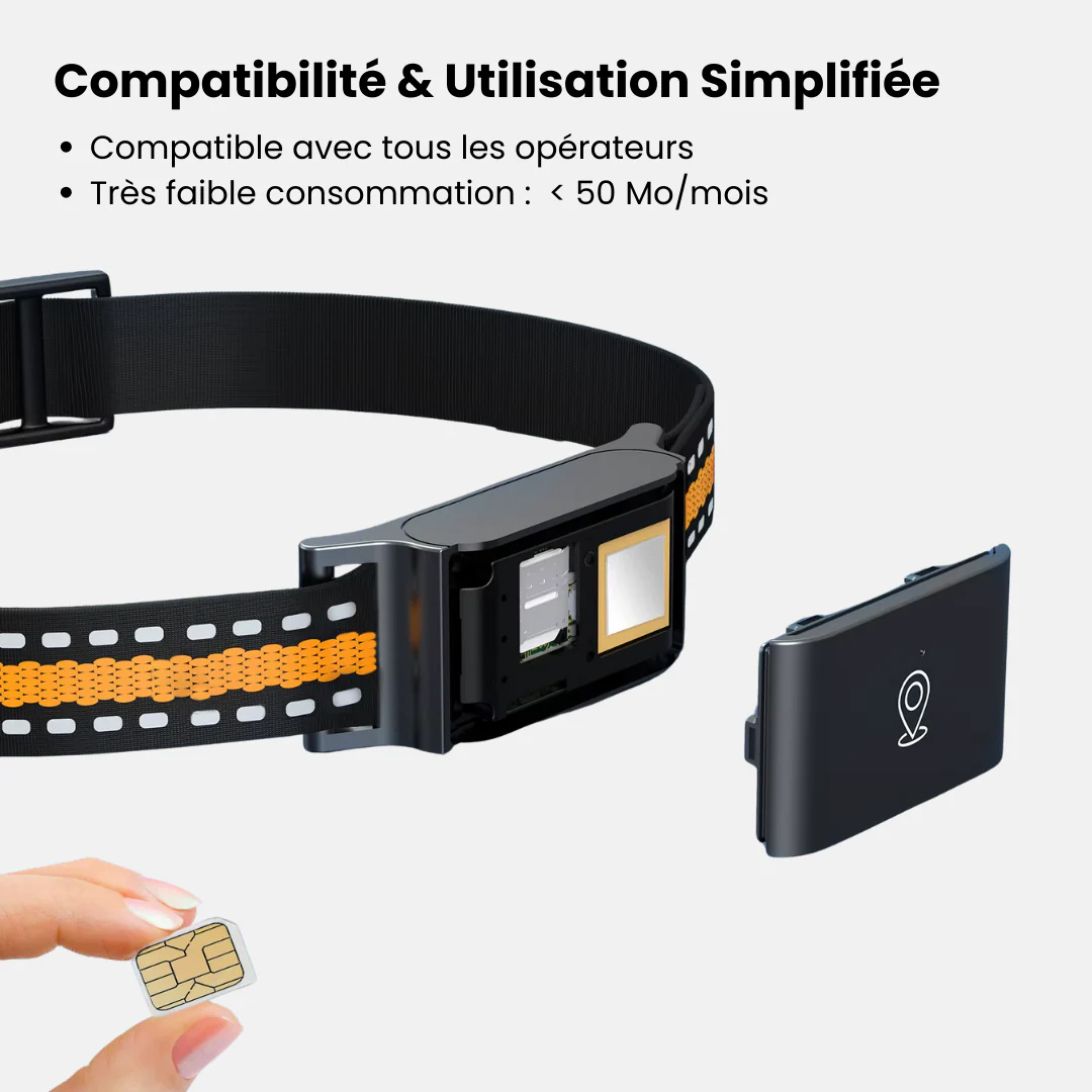 Narsago™ Collier GPS Chien – Suivi Haute Précision et Portée Illimitée