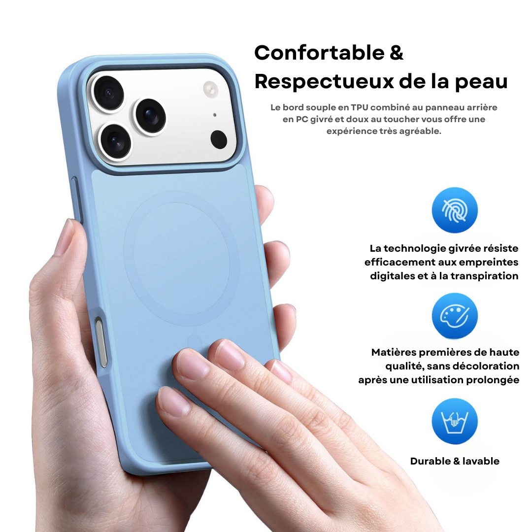 Coque Premium iPhone 17 MagSafe – Protection Fine & Robuste