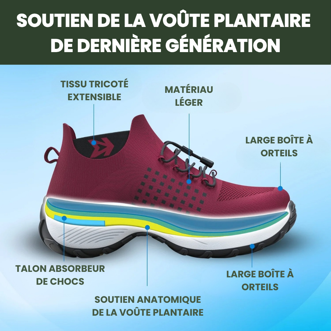 Chaussures OrthoFit™ – Confort, Soutien orthopédique et soulagement